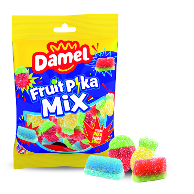 DAMEL - Fruit Pika Mix Sachet 80gr halal boite 12 pièces