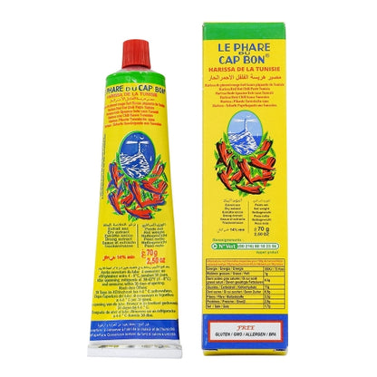 Harissa tube 70g Cap Bon Carton de 12 tubes 70 G