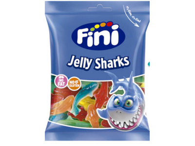FINI hala SACHET Requin assorti lisse 90 gr boite 12 pièces