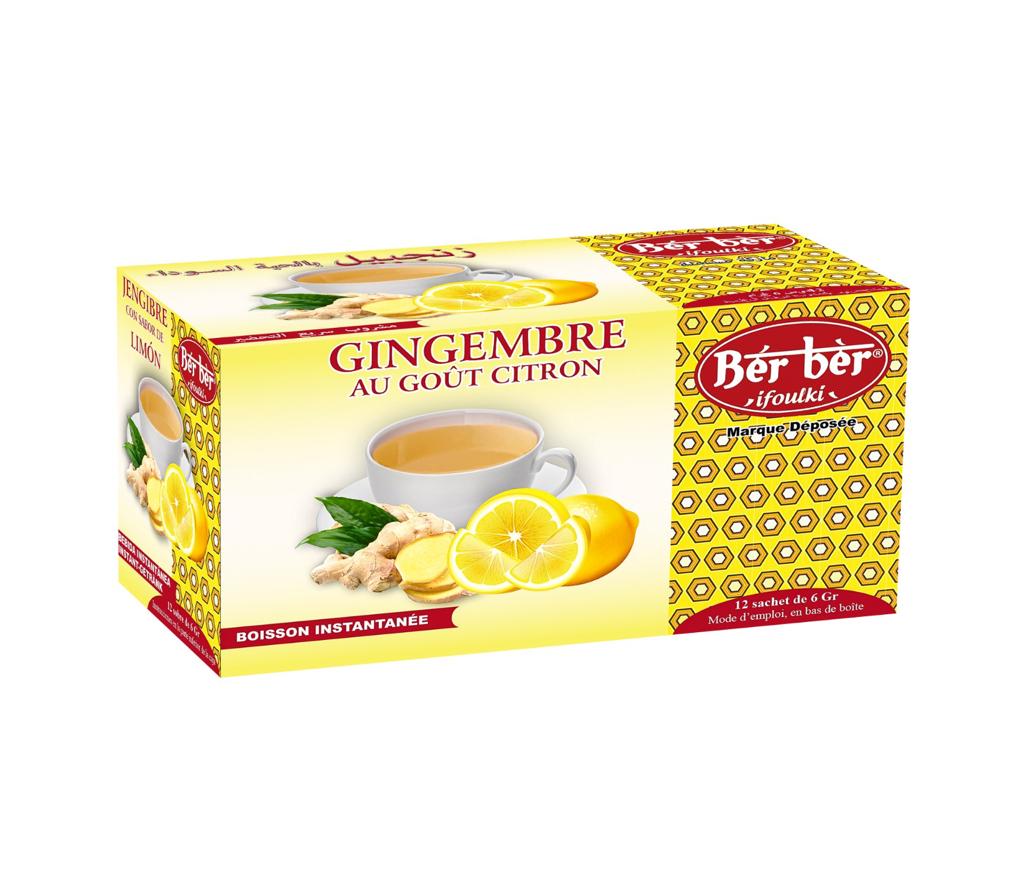 Thé ber ber Gingembre Goût Citron