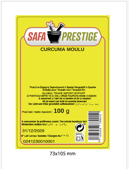 SAFA PRESTIGE curcuma 100g