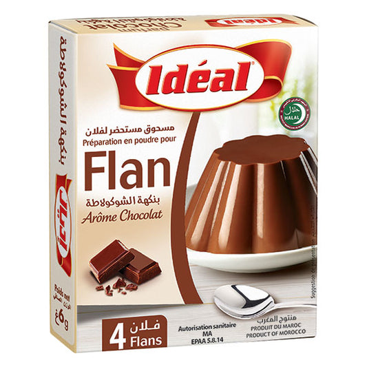 Flan Idéal arome chocolat 6g
