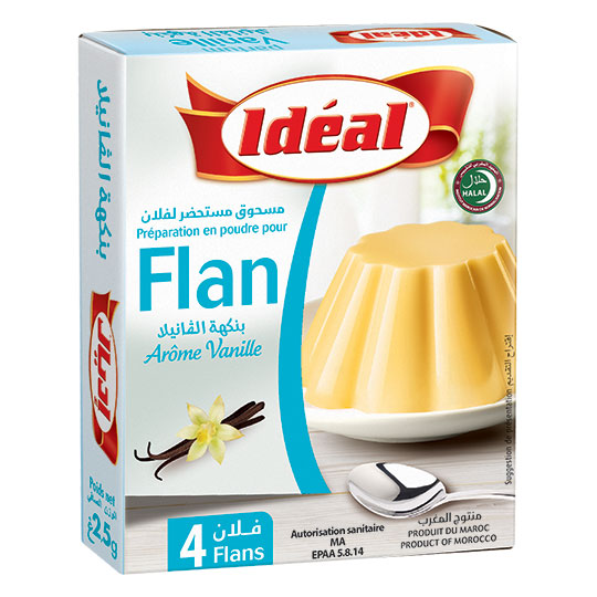 Flan Idéal arôme vanille 2.5g