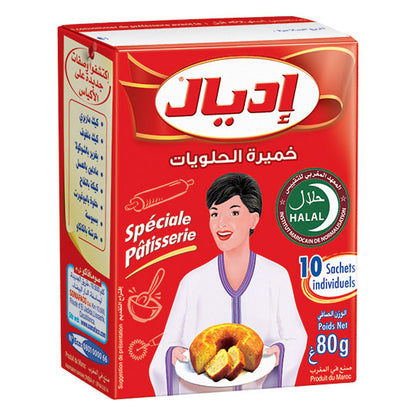 La levure pâtissière Idéal 10 sachets 80g