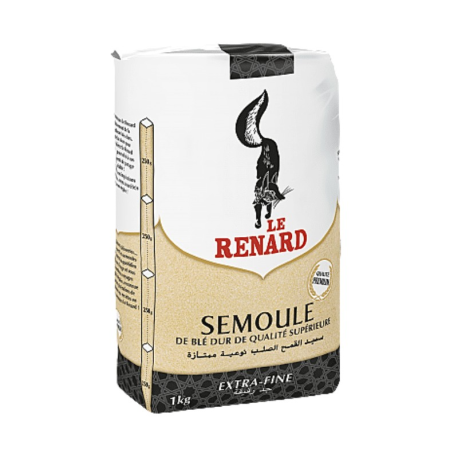 Semoule Extra fine LE RENARD 1 KG