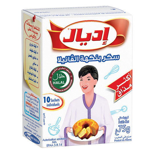 Sucre vanilliné idéal 10 sachet 75g